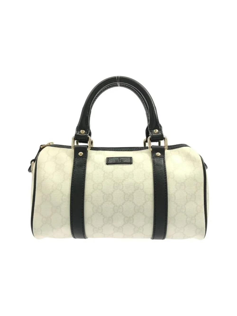 Gucci Boston Bag Travel Bag White